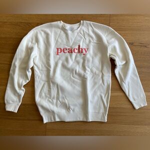 Amino Lean x Lover Boy- Cream "Peach" Crewneck Sz L